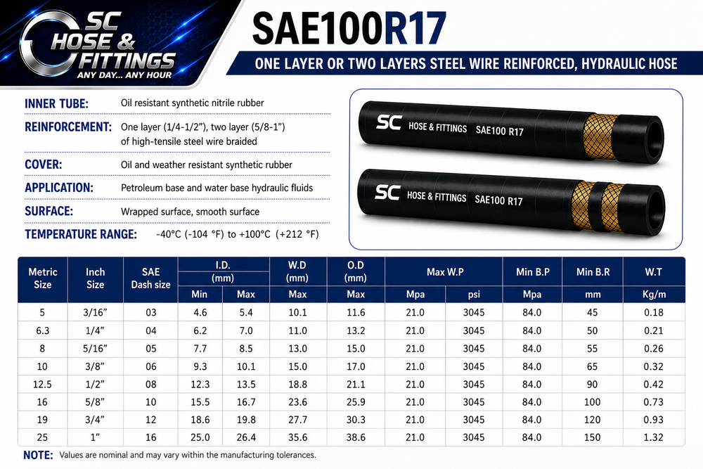 R17 Hydraulic Hose