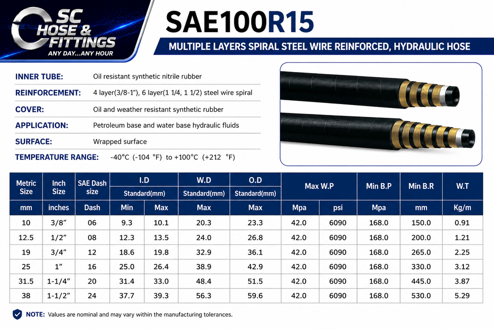 R6K Hydraulic Hose