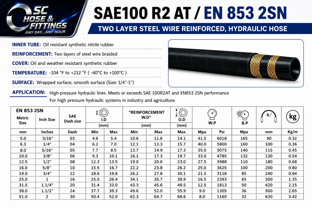 ( R2 )SAE100 R2 AT/EN 853 2SN