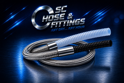 R14 Teflon Hose Convoluted Bore