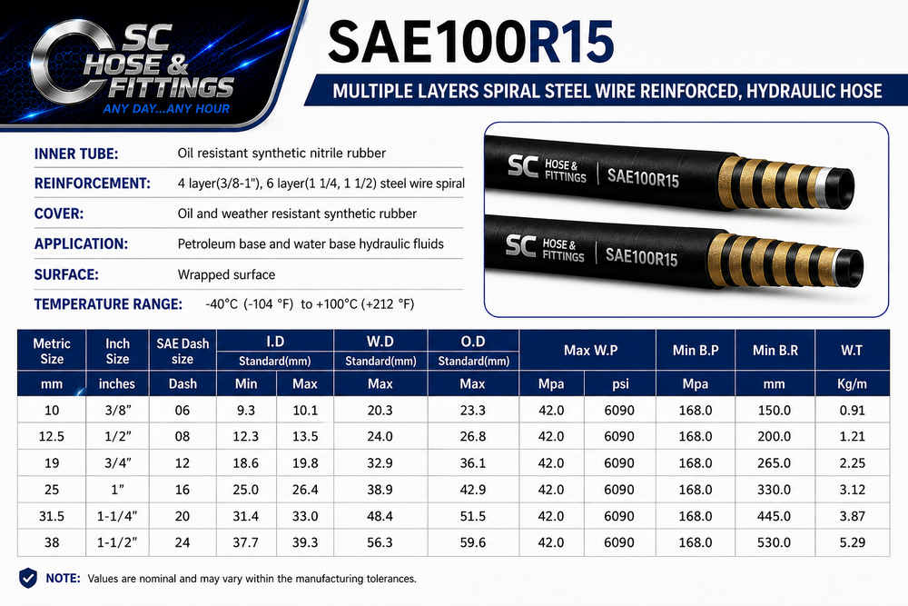 R15 Hydraulic Hose R6K