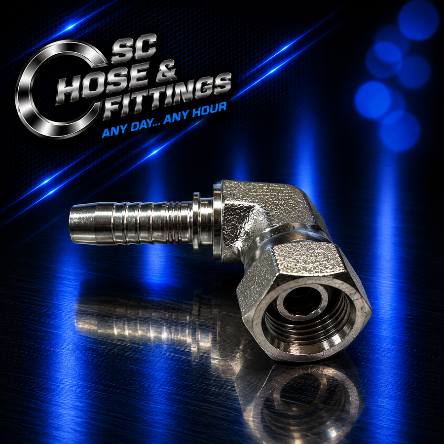 B0217 - Stem Compact 90* - BSPP Female Swivel