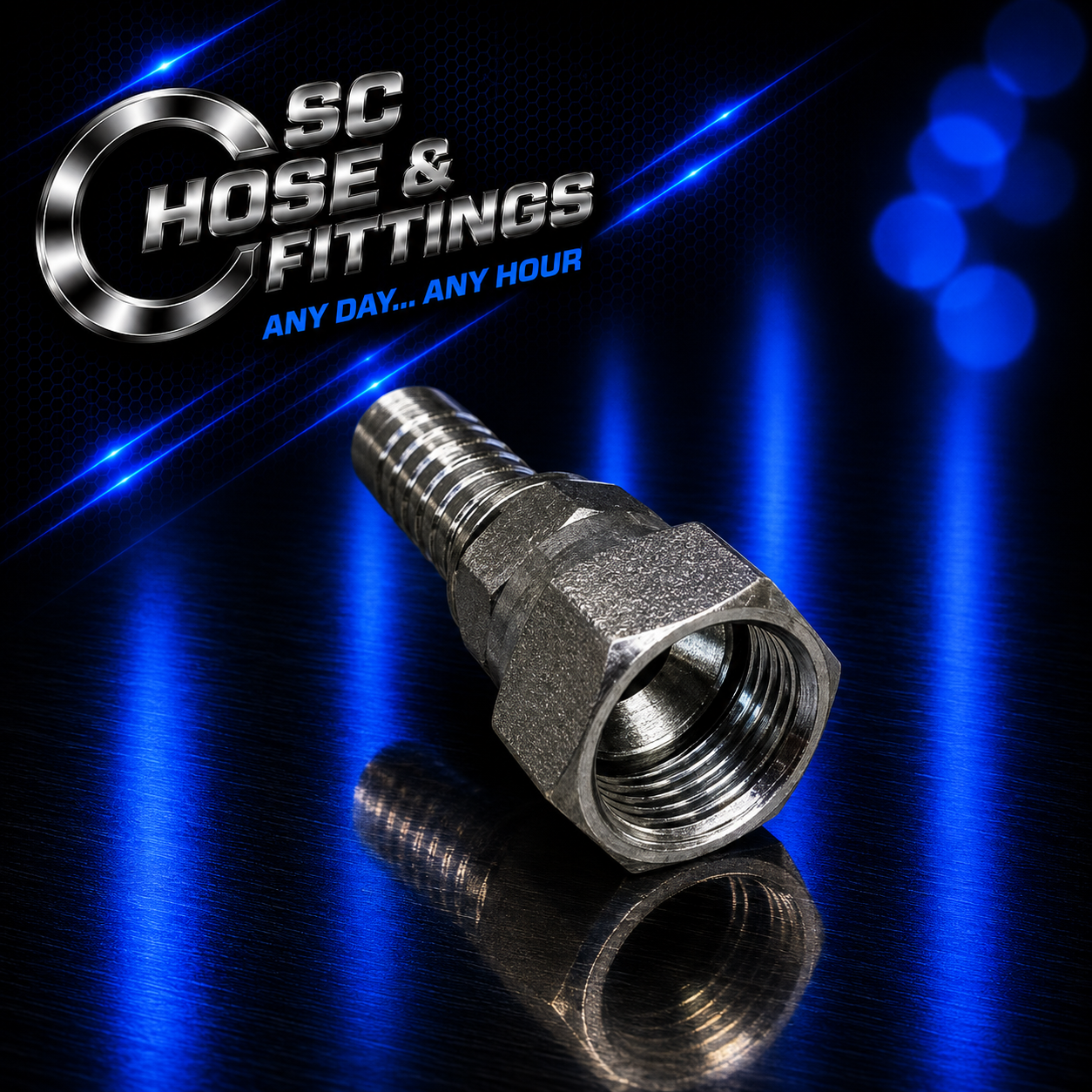 A0253 - Stem - JIC Female Swivel