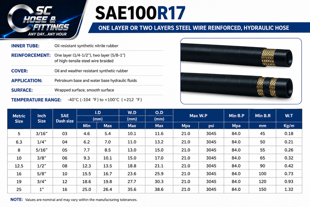 R17 Hydraulic Hose